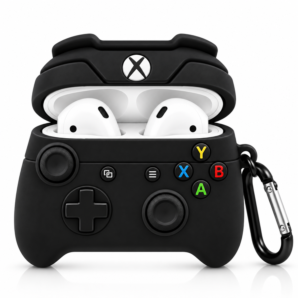 Xbox Controller white and black  Airpods Case