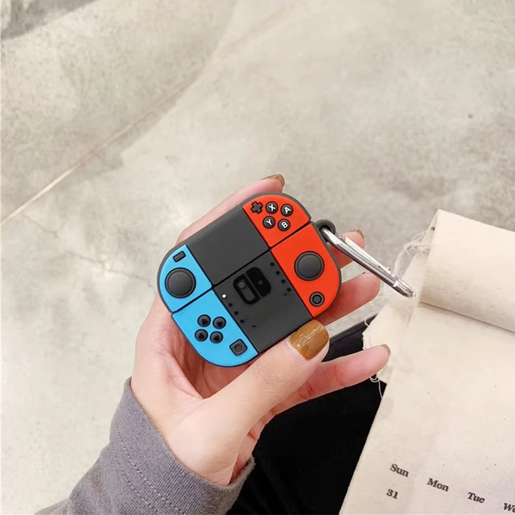 For Airpods Pro 3 Case,Cute 3D Game Silicone Protective Phone Cover for Airpods Pro 2 Case/Airpods 4 3 2 1 Case Funda
