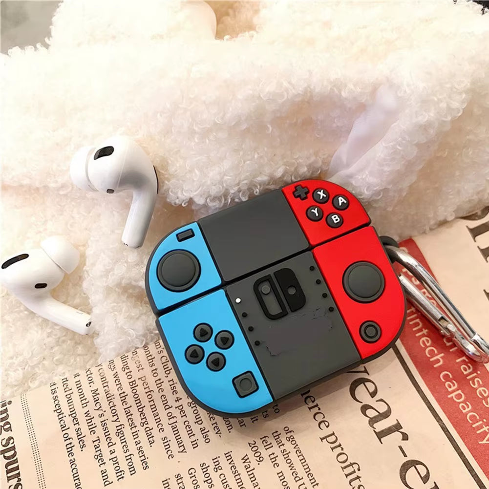 For Airpods Pro 3 Case,Cute 3D Game Silicone Protective Phone Cover for Airpods Pro 2 Case/Airpods 4 3 2 1 Case Funda