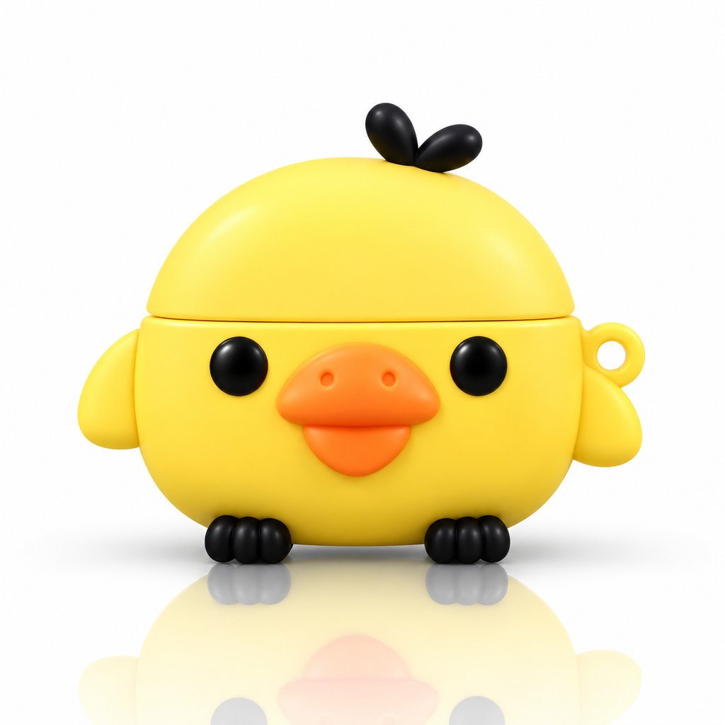 Yellow Chick Airpods Case
