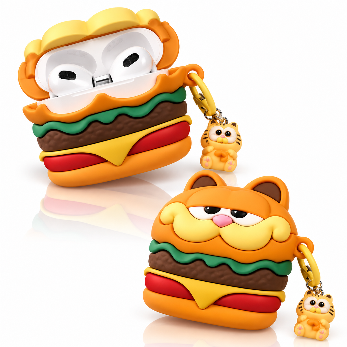 Garfield Burger Airpods Case