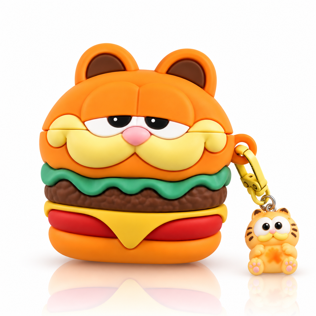 Garfield Burger Airpods Case