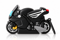 Black Motorcycle Airpods Case