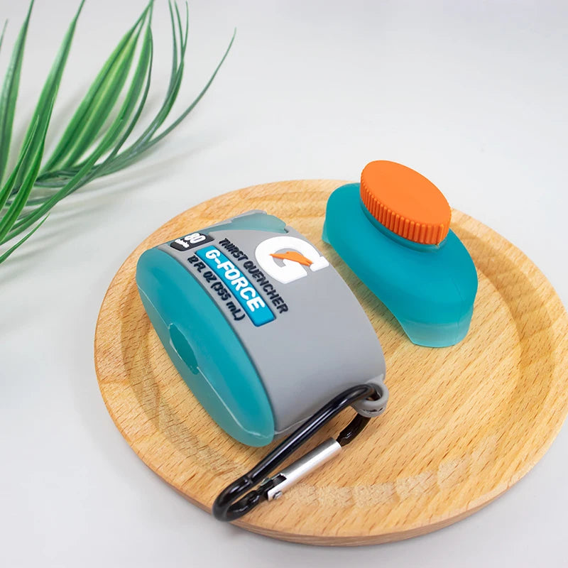 3D Cartoon Water Bottle Earphone Protective Case for Airpods Pro 2 Silicone Headphone Charging Box Cover for Airpods 1 2 3 2021