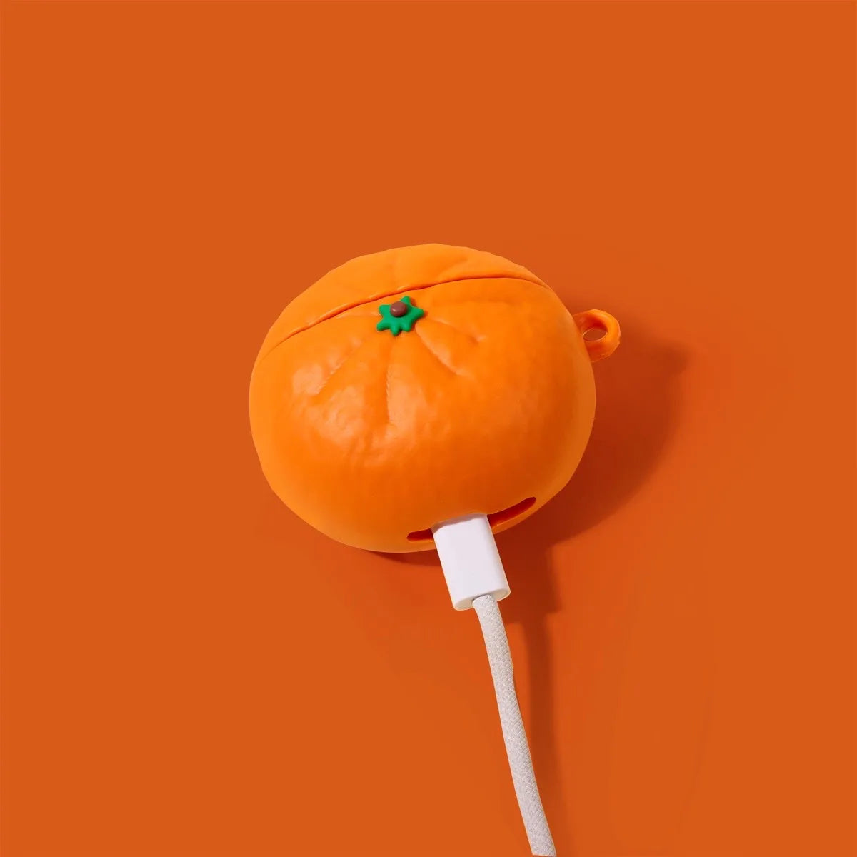 For Airpods 1 2 3 4 5 Pro Pro 2 Pro 3 Tangerine Silicone Earphone Case Accessories Cover