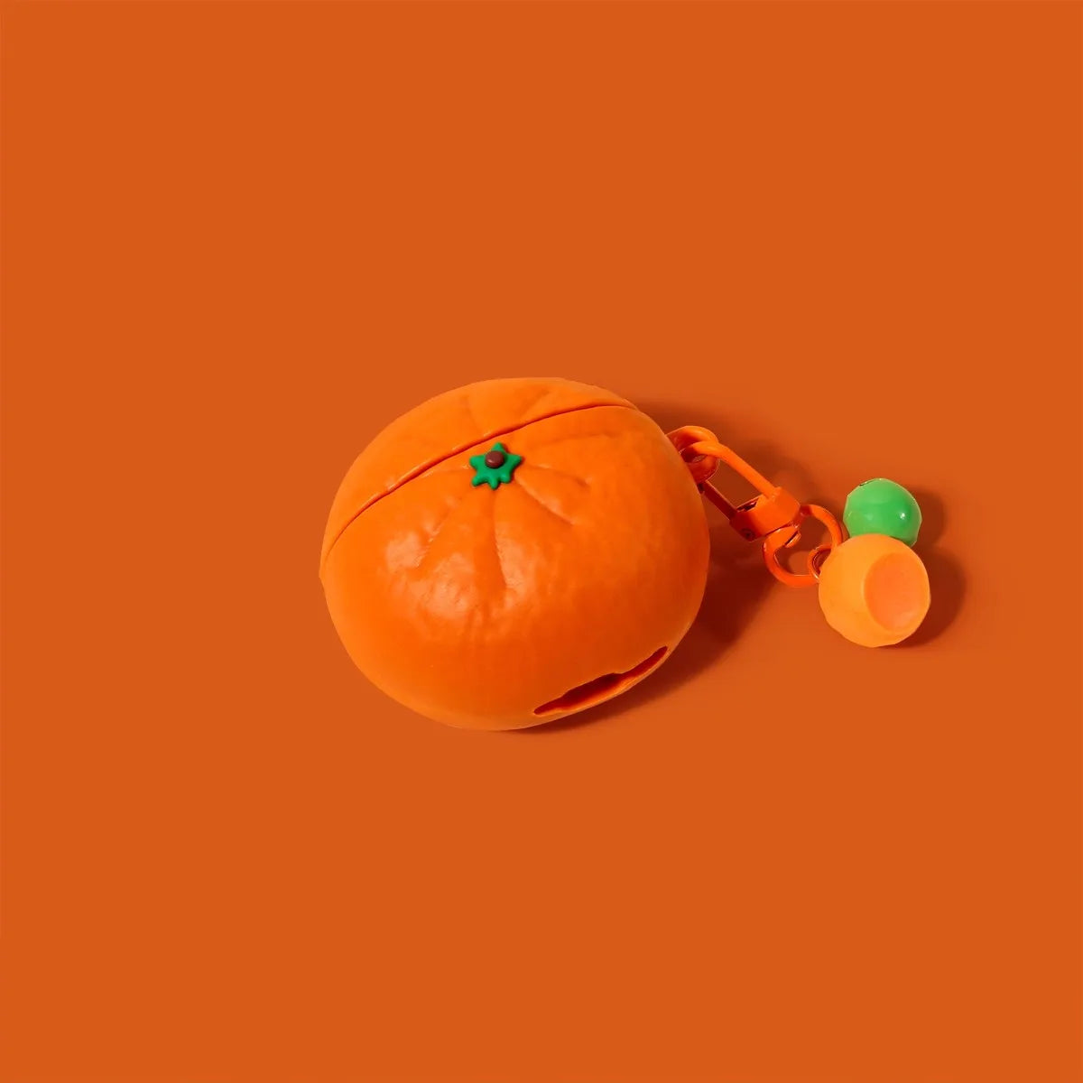 For Airpods 1 2 3 4 5 Pro Pro 2 Pro 3 Tangerine Silicone Earphone Case Accessories Cover