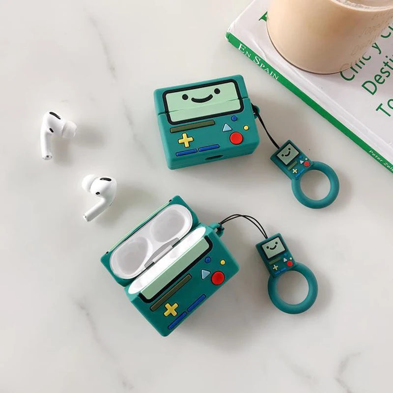 3D Cute Cartoon Game Console Shape Soft Silicone Wireless Earphone Case for Airpods 1/2/3/Pro Charging Box Cover