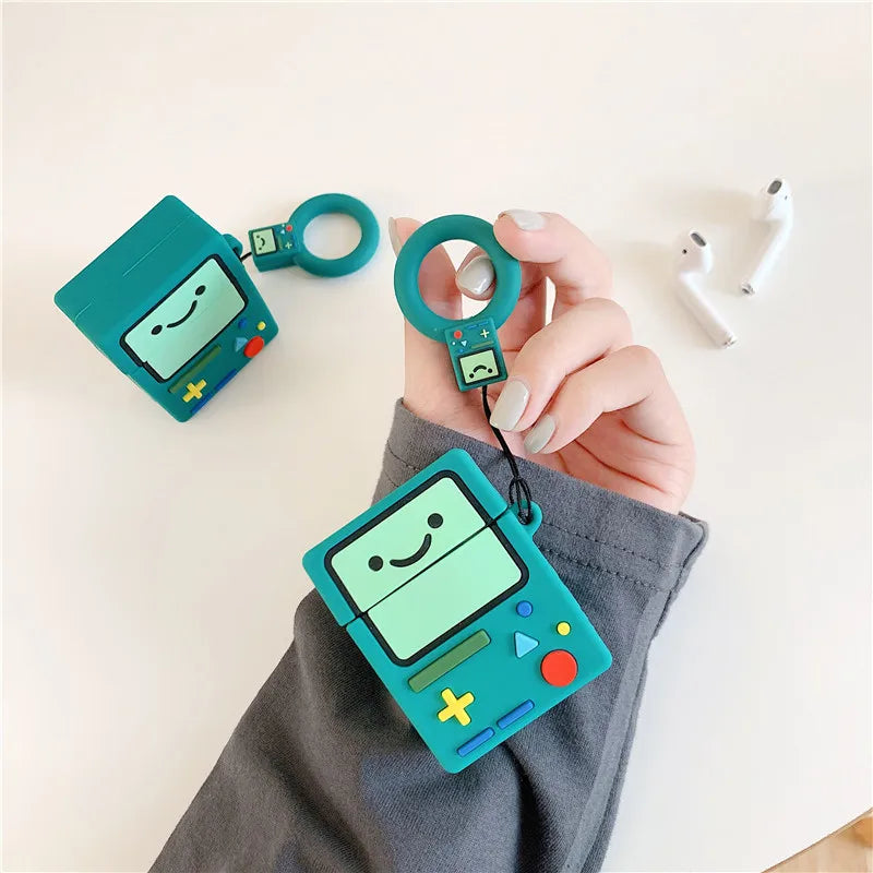 3D Cute Cartoon Game Console Shape Soft Silicone Wireless Earphone Case for Airpods 1/2/3/Pro Charging Box Cover