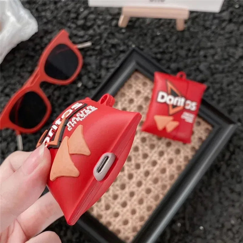 Case for Apple Airpods 4 2024 3D Funny Cheese Food Cartoon Silicone Earphone Case for Airpods Pro 2 Cover for Airpods 3 2 1