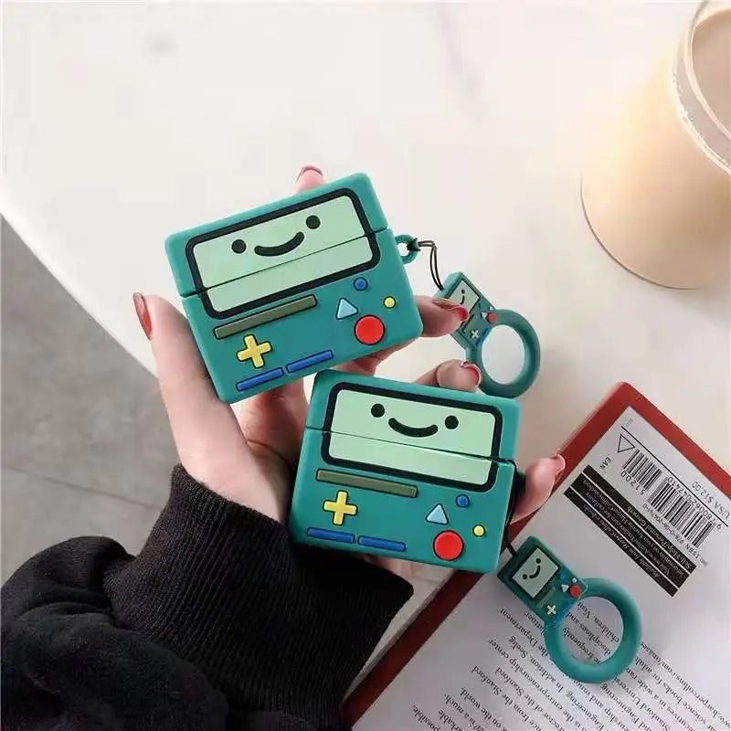 3D Cute Cartoon Game Console Shape Soft Silicone Wireless Earphone Case for Airpods 1/2/3/Pro Charging Box Cover